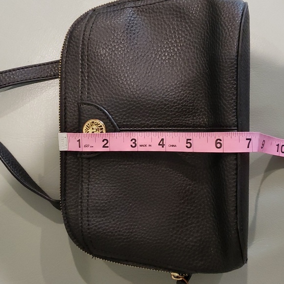 Anne Klein Small Crossbody Shoulder bag. Faux Pebble leather wallet slots - Picture 11 of 12